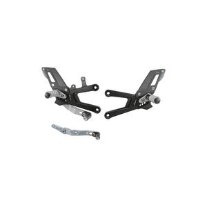 Adjustable Rear Sets With Fixed Foot Pegs for Honda Lightech