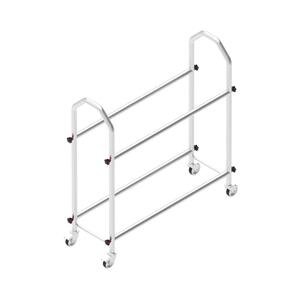 Carrello Porta Cerchi In Acciaio Lightech