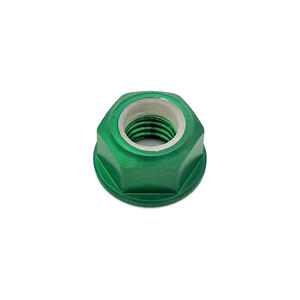 Dado Autobloccante M10 X1,25 Ergal Verde