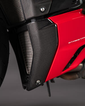 Copertura laterale inferiore radiatore per Ducati <p>Colore Naturale</p>