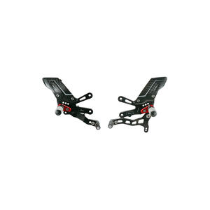 "r" Version Ajustable Rear Sets , Reverse Shifting for Aprilia <p>Nero</p>