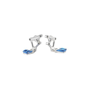 Pedane Con Poggiapiedi Snodati per Honda Blu