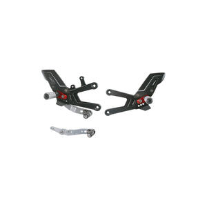 Pedane Regolabili R Version per Honda <p>Nero</p>