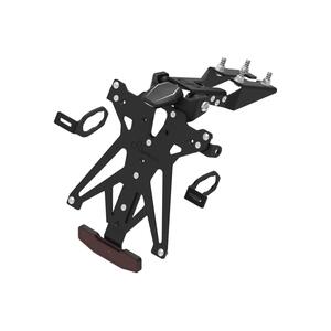 Adjustable License Plate Holder Kit for Kawasaki <p>Nero</p>