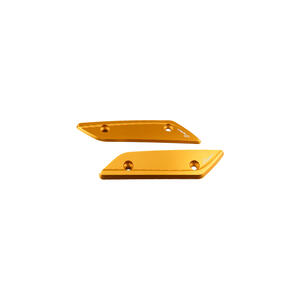 Coppia Sede Tappi Specchio per Yamaha Oro