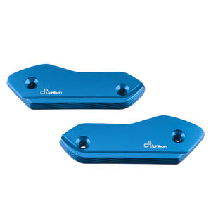 Coppia Sede Tappi Specchio per Yamaha Blu