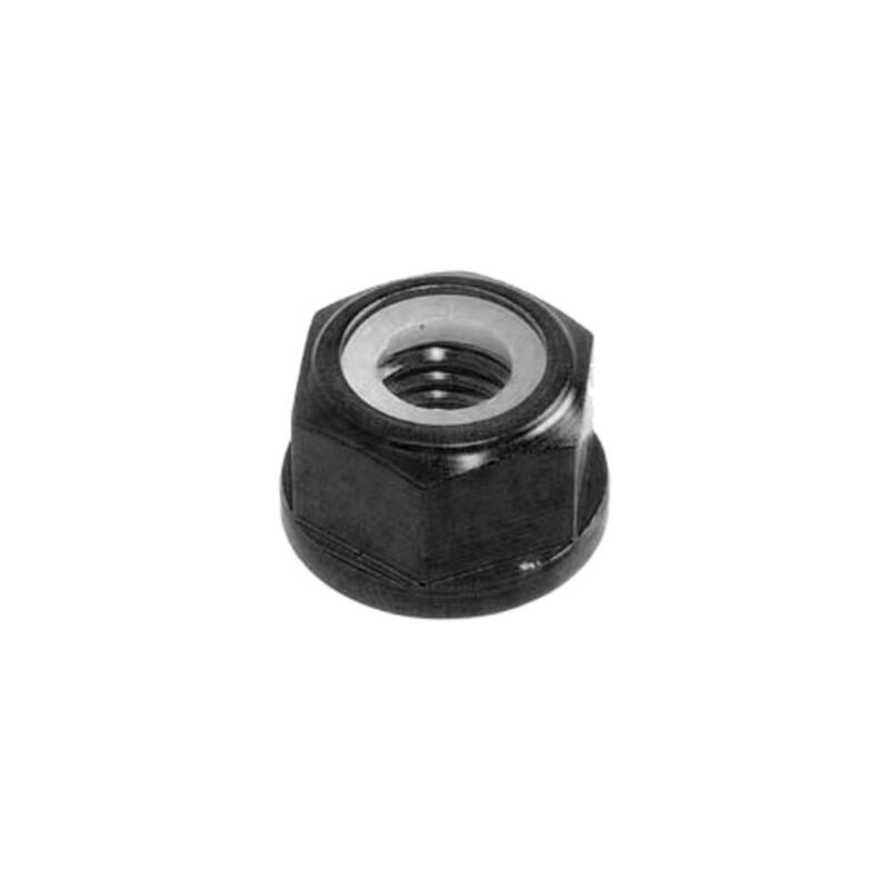 Dado Autobloccante Ribassato M10 X1,00 H= 10 Ergal Nero