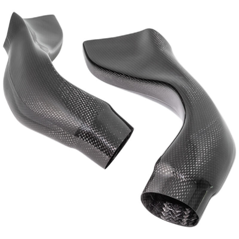 Carbon Air Box Inlet Tubes (Pair) for Aprilia Naturale