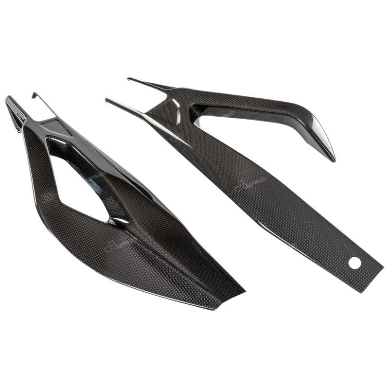 Protezioni Forcellone In Carbonio (Coppia) per Bmw Naturale