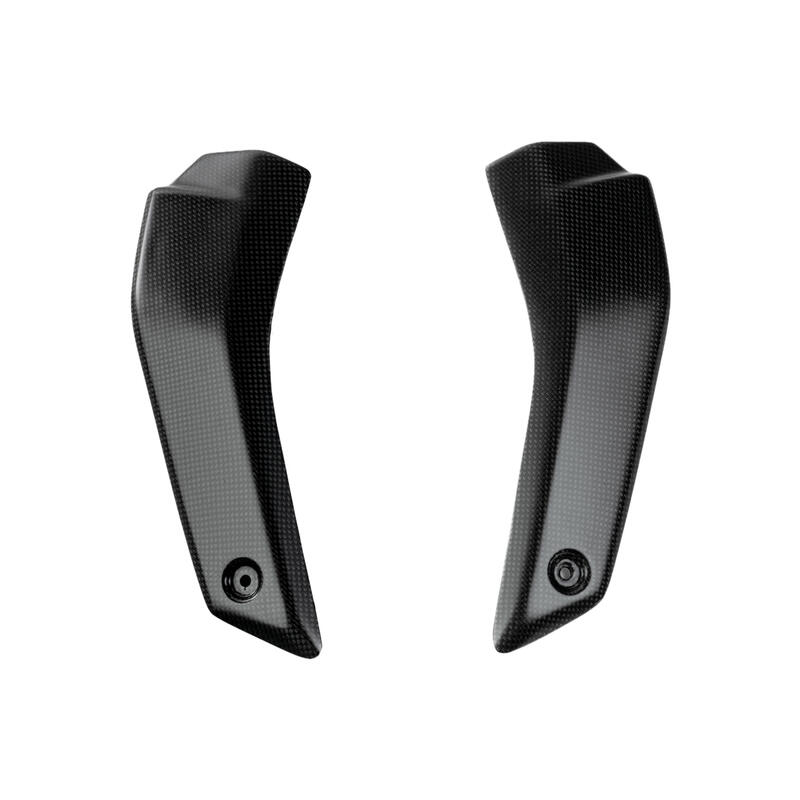 Lower side cooler cover - matt for Ducati NeroA1