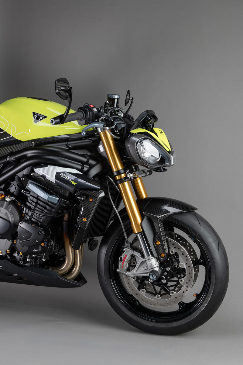 Carbon Front Mudguard for Triumph Lucido