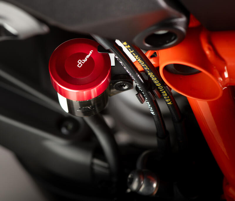 Coperchio Pompa Freno/Frizione per Ktm, Ducati Rosso