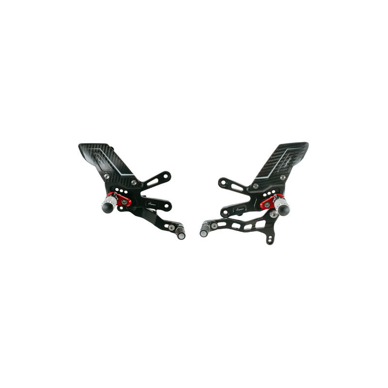 "r" Version Ajustable Rear Sets , Reverse Shifting for Aprilia Nero
