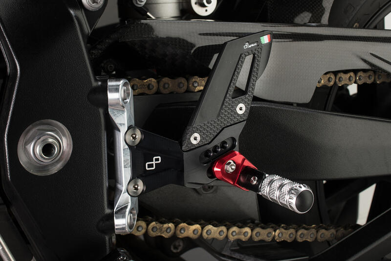 R Version Rear Sets for Bmw Nero/Argento