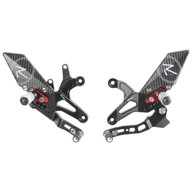 "r" Version Ajustable Rear Sets , Reverse Shifting for Kawasaki Naturale