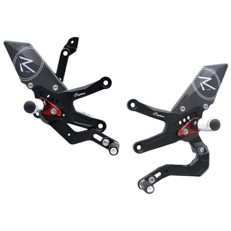 Ajustable Rear Sets - "R" Version,Reverse Shifting for Kawasaki Naturale