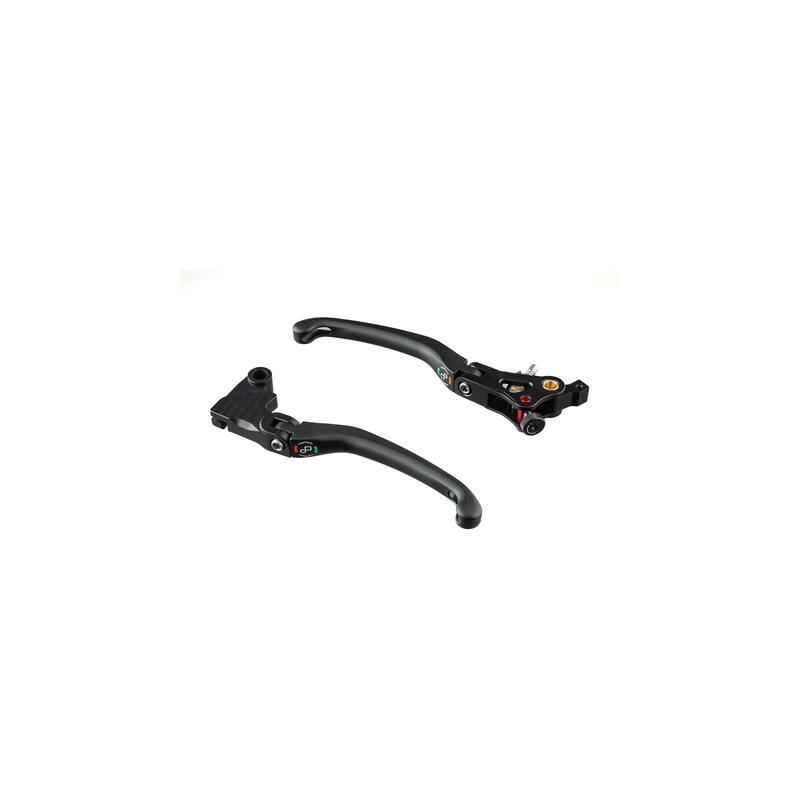 Kit Leve ( Freno + Frizione ) Magnesio/Alluminio Tipo J per Kawasaki Nero