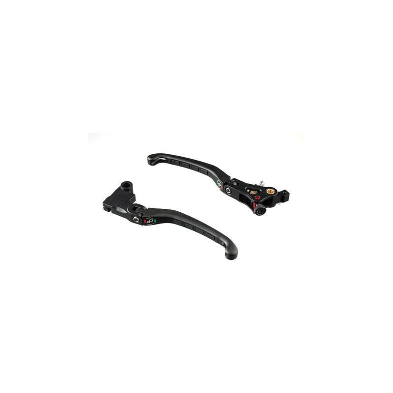 Kit Leve ( Freno + Frizione ) Magnesio/Alluminio Tipo K per Kawasaki Nero