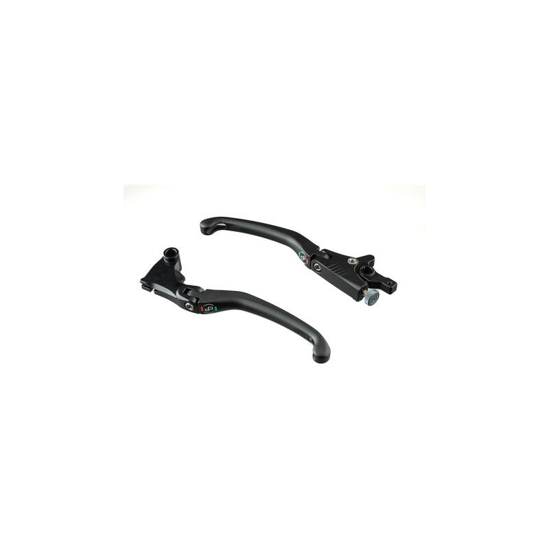 Kit Leve ( Freno + Frizione ) Magnesio/Alluminio Tipo J per Kawasaki Nero