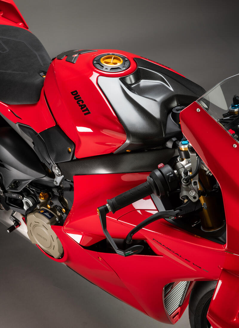 Protezione Leva Freno  in GC-Tech- Interasse 132 Mm Oro