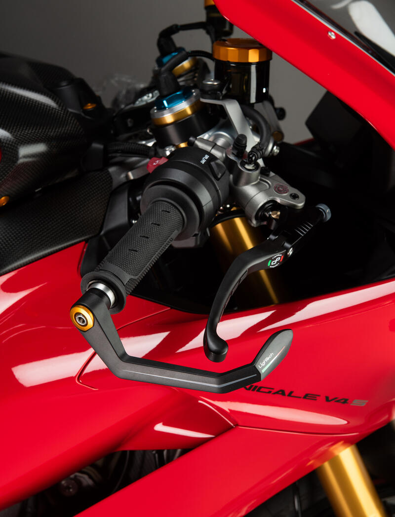 Protezione Leva Freno  in GC-Tech- Interasse 132 Mm Oro