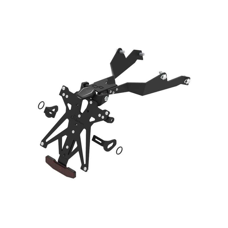 Kit Porta Targa Regolabile per Honda NeroB3