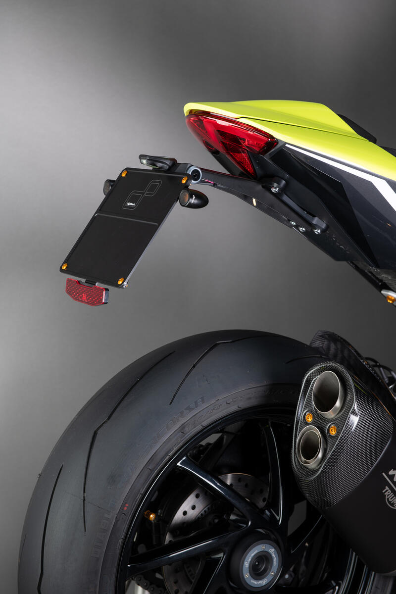 Adjustable License Plate Holder Kit for Triumph NeroA1