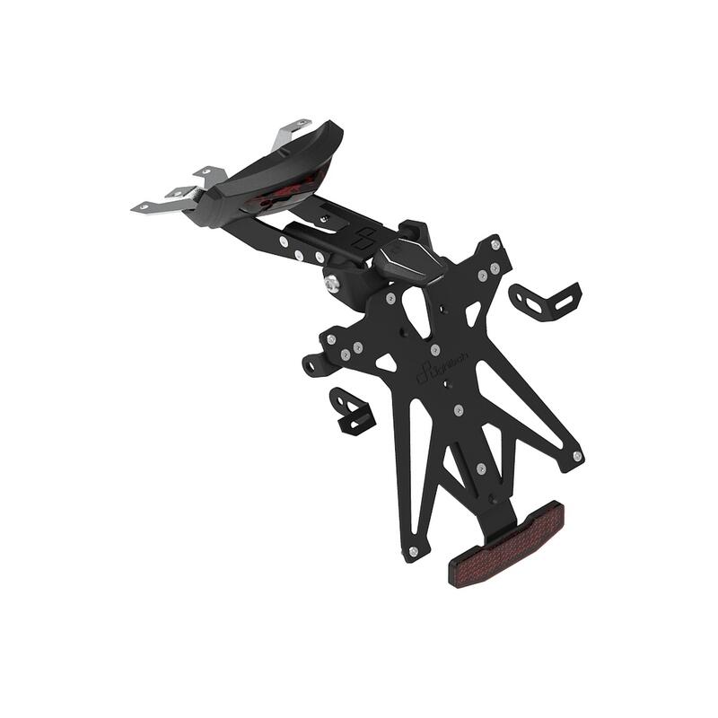 Kit Porta Targa Regolabile per Triumph NeroB3