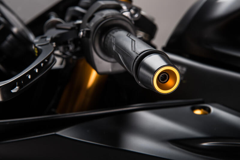 Contrappesi Manubrio In Metallo / Alluminio Serie 200 per Triumph, Ktm, Yamaha Oro