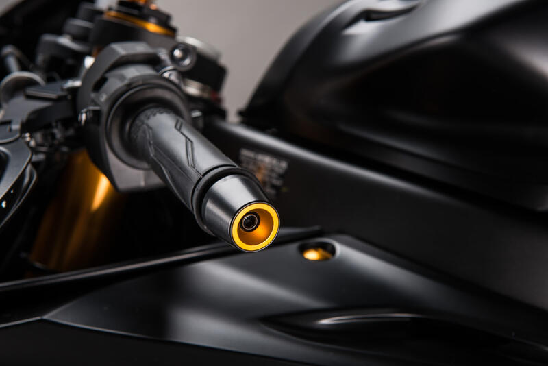 Contrappesi Manubrio In Metallo / Alluminio Serie 200 per Triumph, Ktm, Yamaha Oro