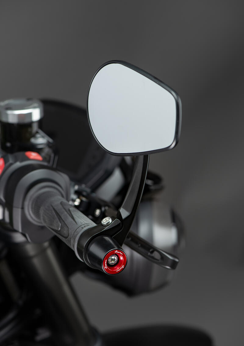 Contrappesi Manubrio In Metallo / Alluminio Serie 200 per Triumph, Ktm, Yamaha Rosso