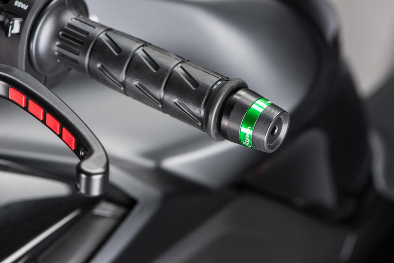 Contrappesi Manubrio In Alluminio Serie 300 per CFMoto, Kawasaki Verde