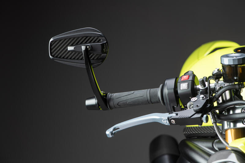 Leva Freno Ribaltabile (Tipo J) per Aprilia, Ducati, Honda, Triumph Nero