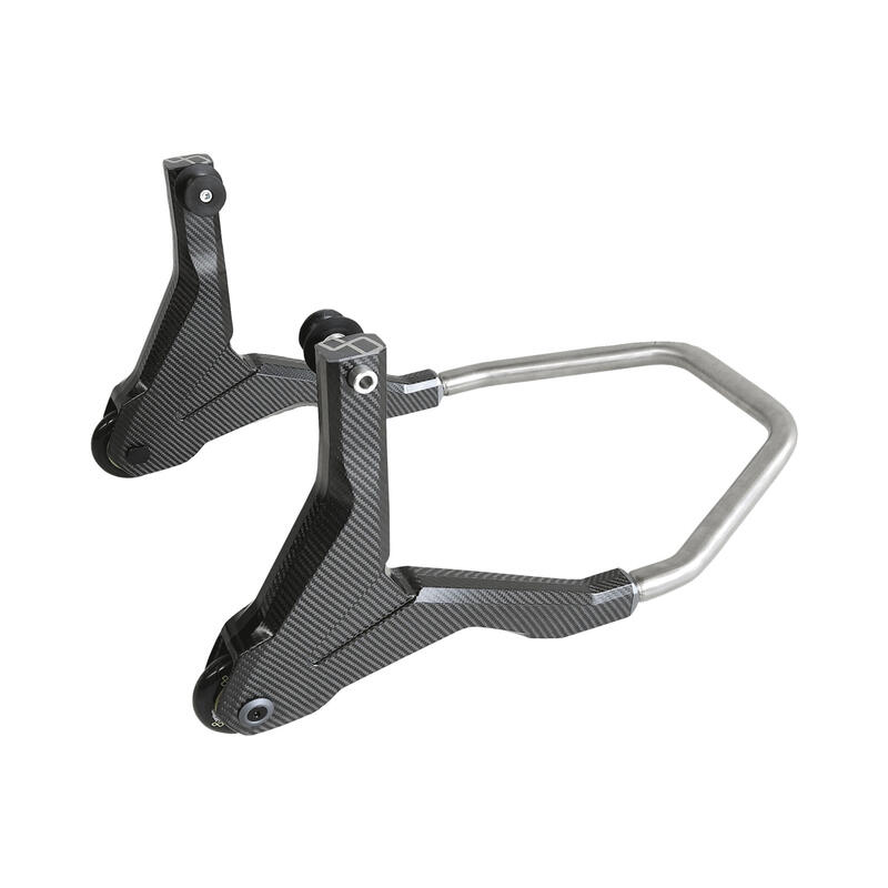 Cavalletto Posteriore In Carbonio con Rulli Naturale