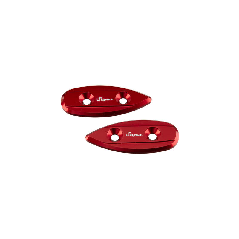 Pair Mirror Block-Off Plates for Yamaha Rosso