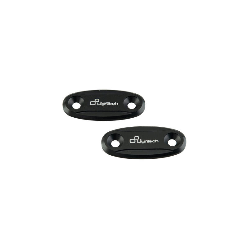 Coppia Tappi Sede Specchio per Honda Nero