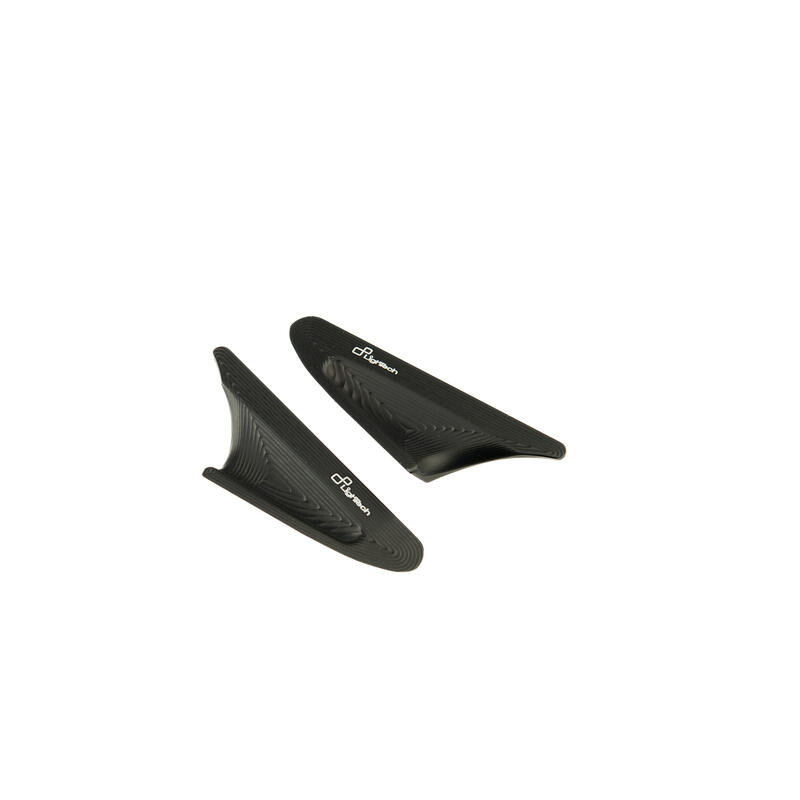 Coppia Tappi Sede Specchio per Ducati Nero