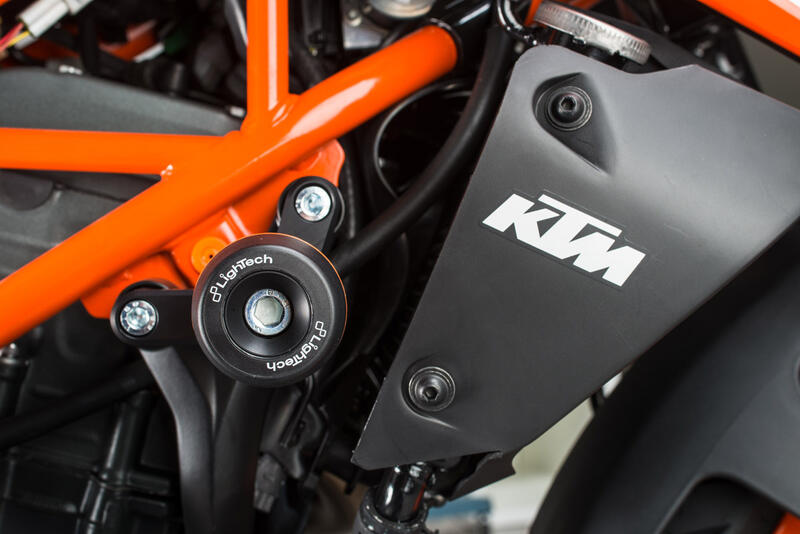 Kit Protezioni Telaio Ammortizzate per Ktm Nero