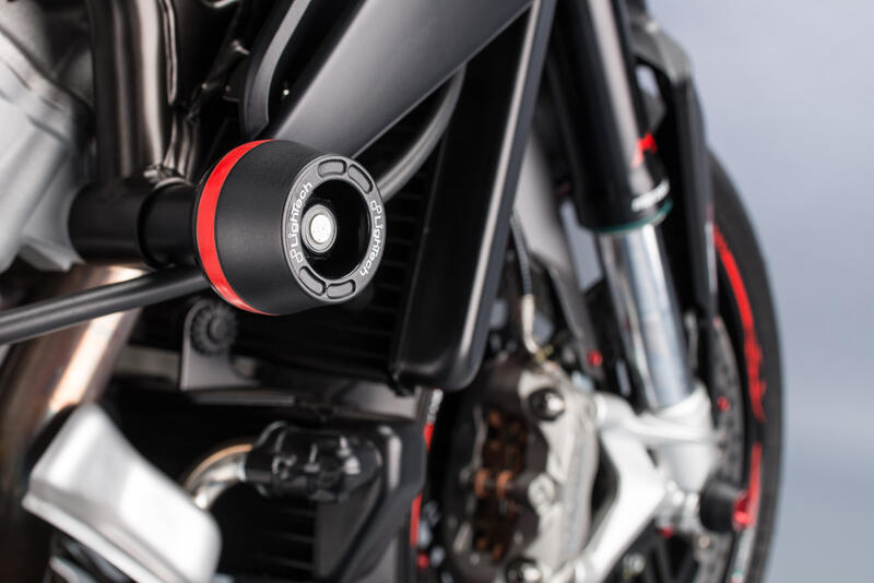 Kit Protezioni Telaio Ammortizzate per Mv Agusta Nero