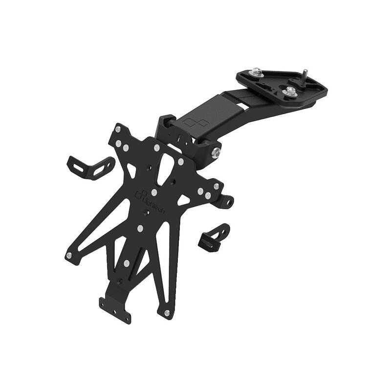 Porta Targa Regolabile per Triumph NeroA1