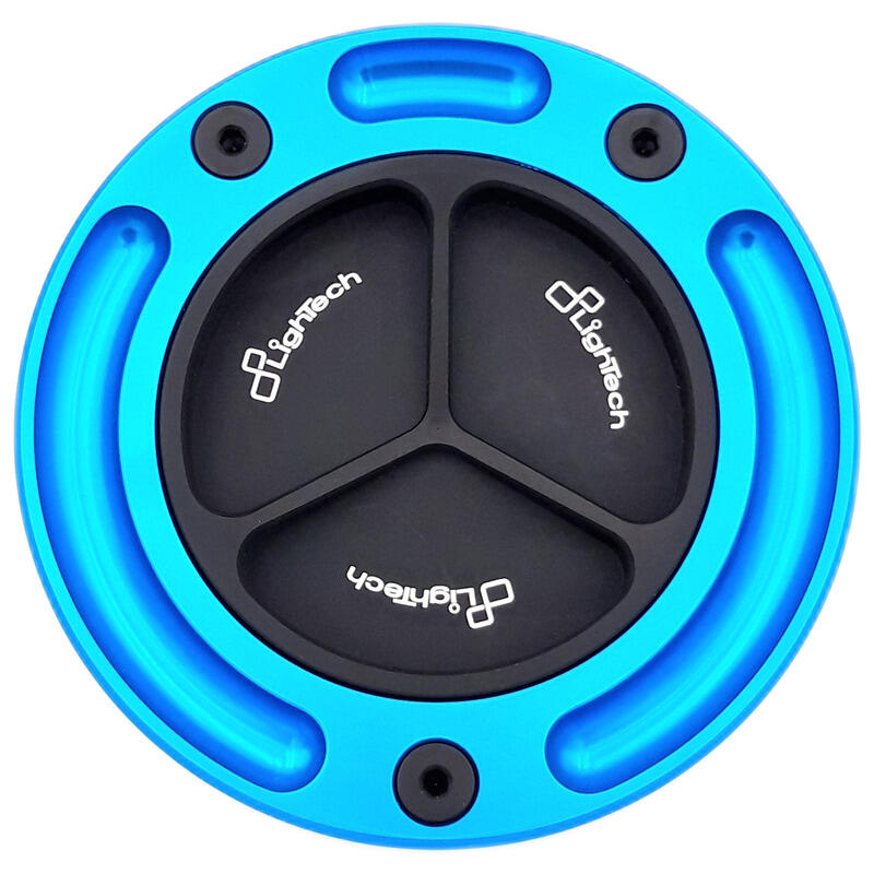 Tappi Serbatoio Con Chiusura A Vite per Kawasaki Nero/Cobalto