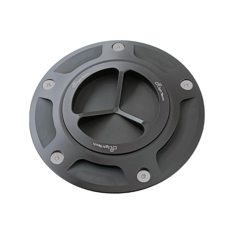 Fuel Tank Cap with Spin Locking for Aprilia, Ducati Nero